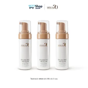 Minus20 Balancing Micellar Mousse Foam ไมนัส ทเวนตี้ บาลานซ์ซิ่ง ไมเซล่า มูส โฟม (150 ml.) 3 กล่อง