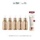 [เซรั่มผิวตึงX2]  Minus20 Double Technology Serum (15 ml.) 5 กล่อง + ครีมกันแดด (30 g.) 1 กล่อง